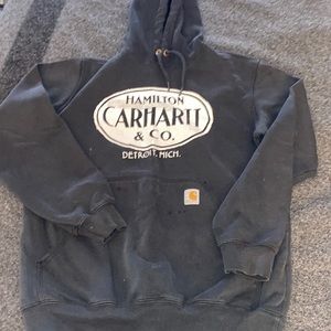 Carhartt Graphic Hooded Sweatshirt - Size Small Original Fit